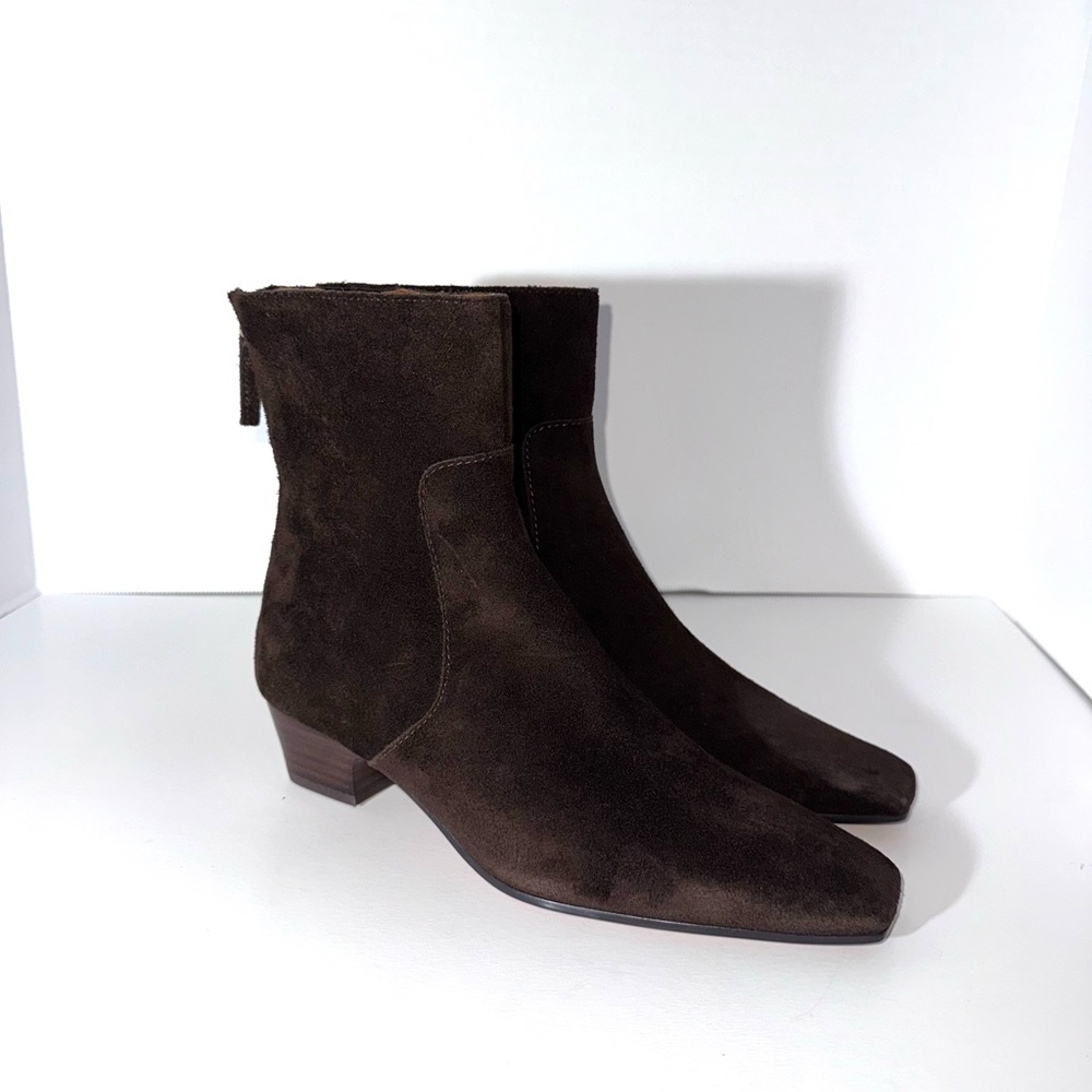 Madewell Laurel Brown Suede Booties